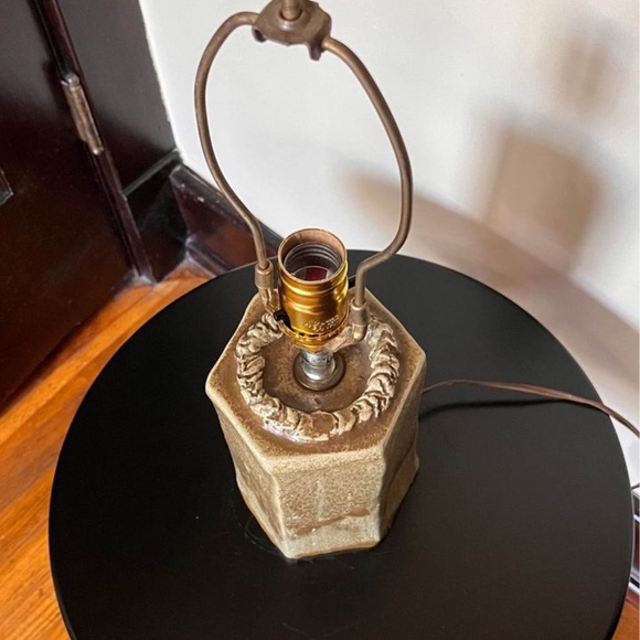 Mid Century Vintage Drip Glaze Lamp Base - Picture 2 of 10